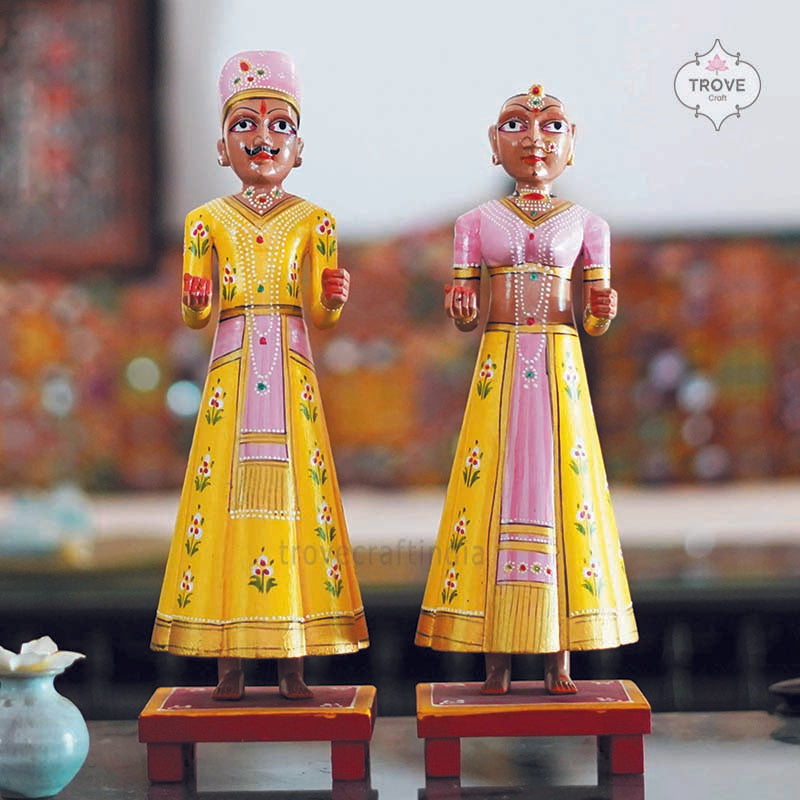 Handpainted Gangour Dolls