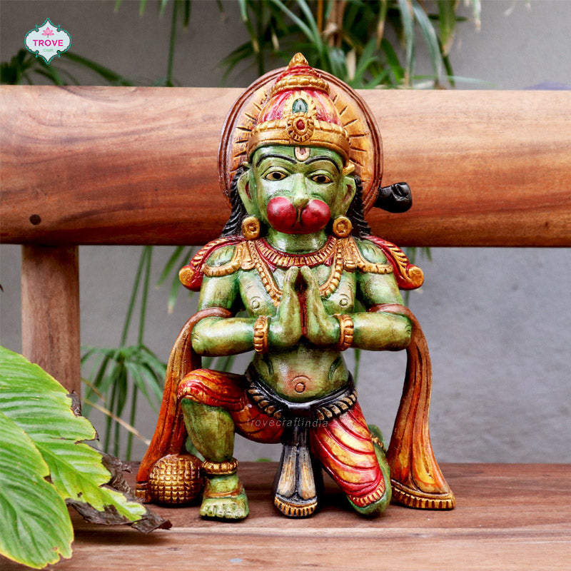 hand carved hanuman