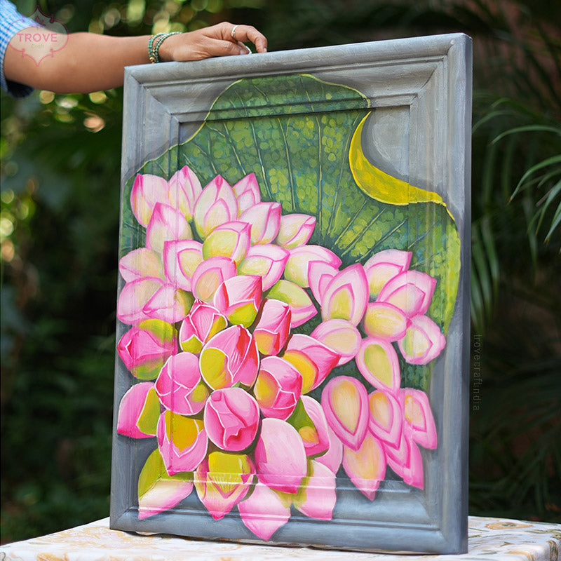 Lotus Buds Painting