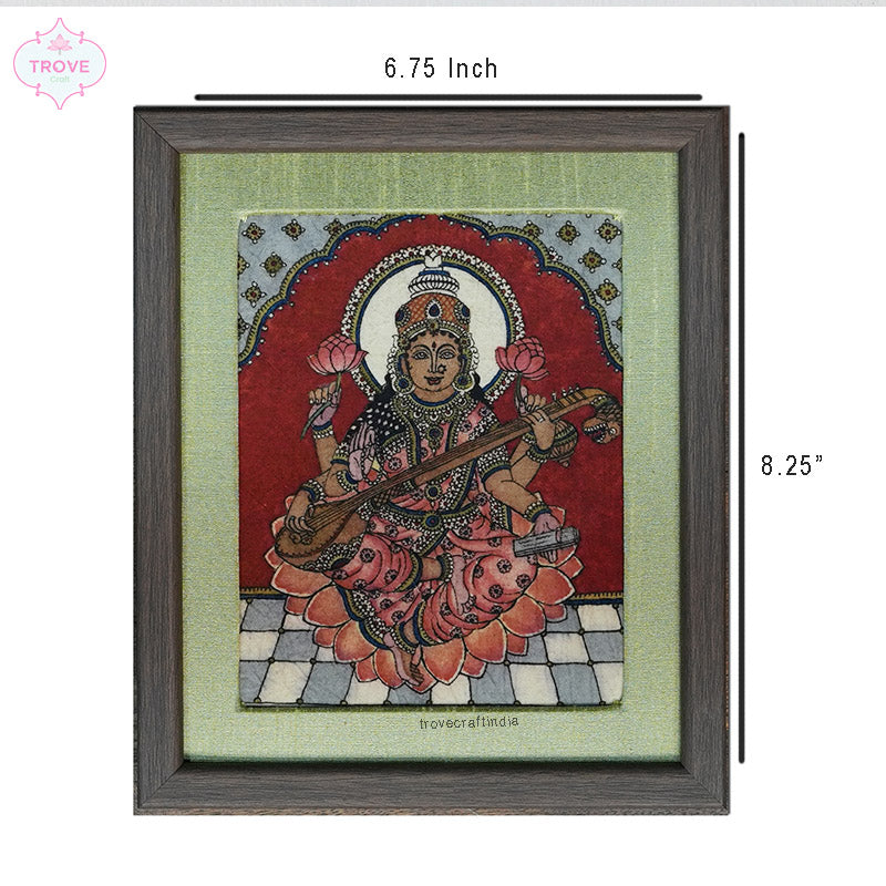 Saraswati Kalamkari Painting
