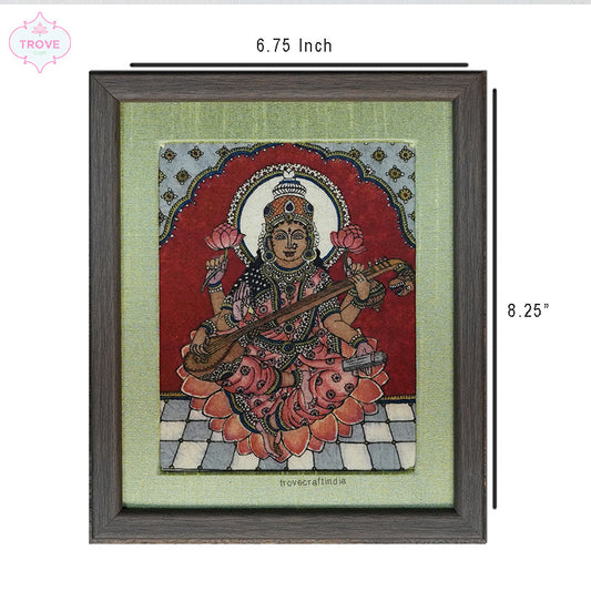 Saraswati Kalamkari Painting
