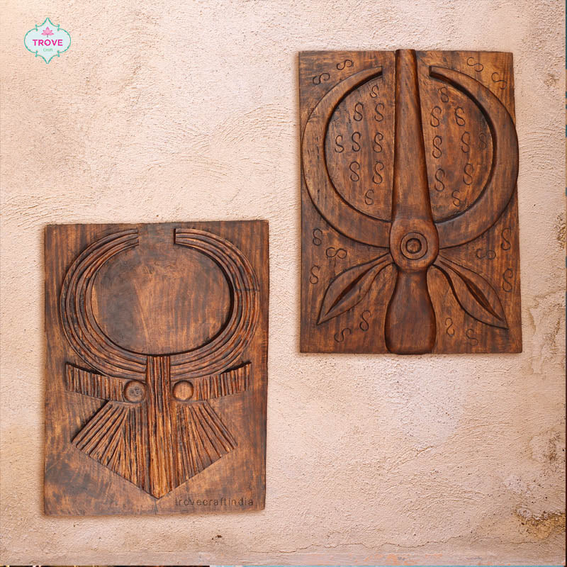 Tribal Naga Wall Panel