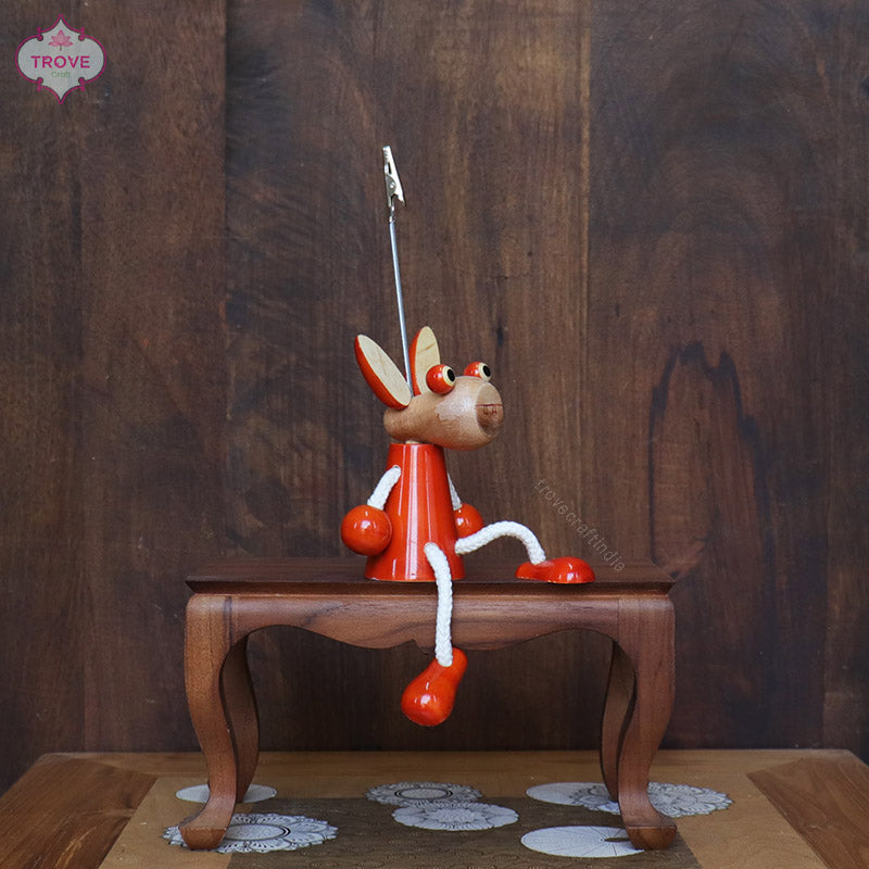 Channapatna Cute Animal Themed - Table Top Note Holders