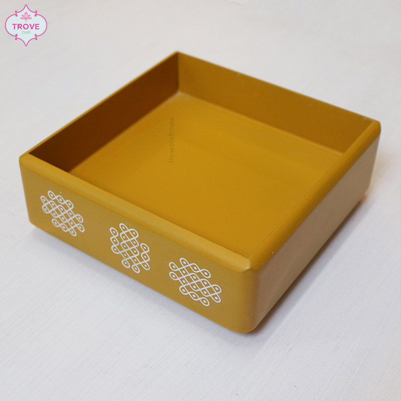 6" Rotating Kolam 'Lazy Susan' Jar Organiser Tray