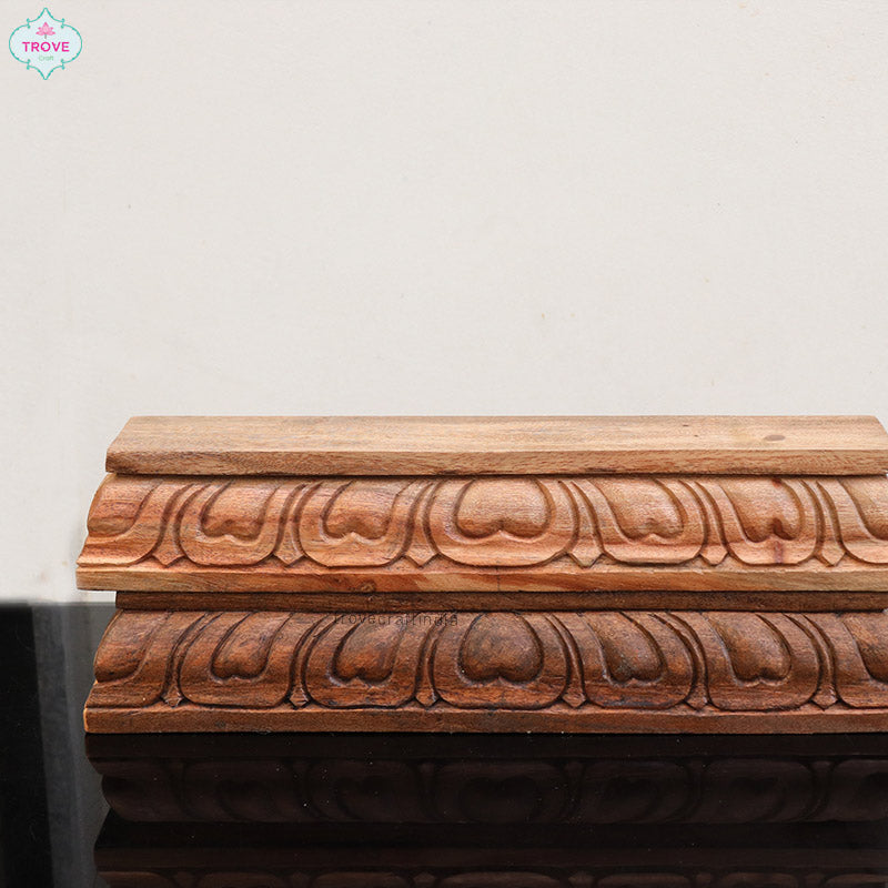 wooden pedestals