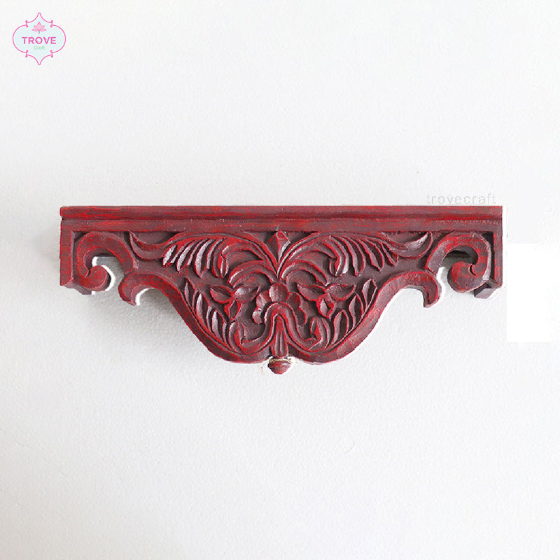 Hand-carved Victorian Wall shelf