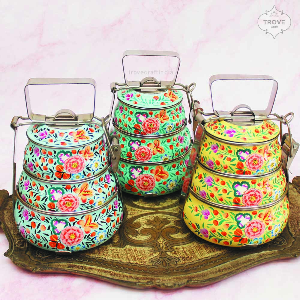 Hand painted tiffin