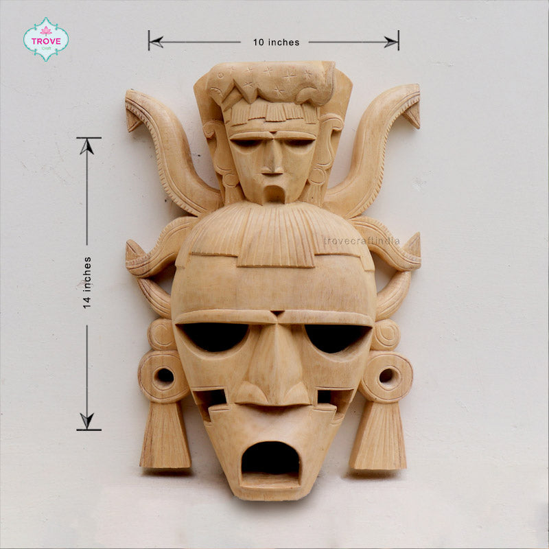 tribal wooden mask
