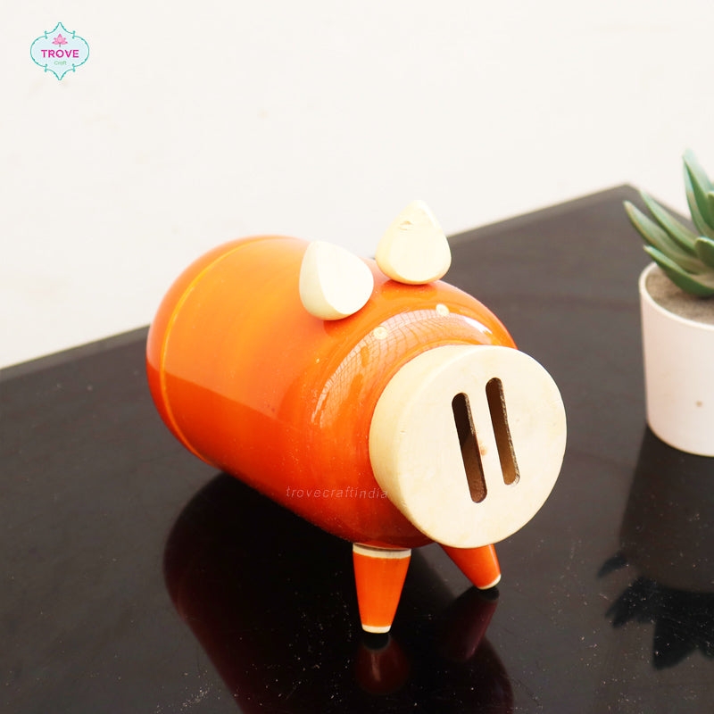 Channapatna Cute Animal Themed - Piggy Bank