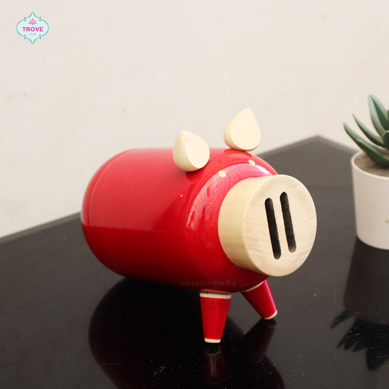 Channapatna Cute Animal Themed - Piggy Bank