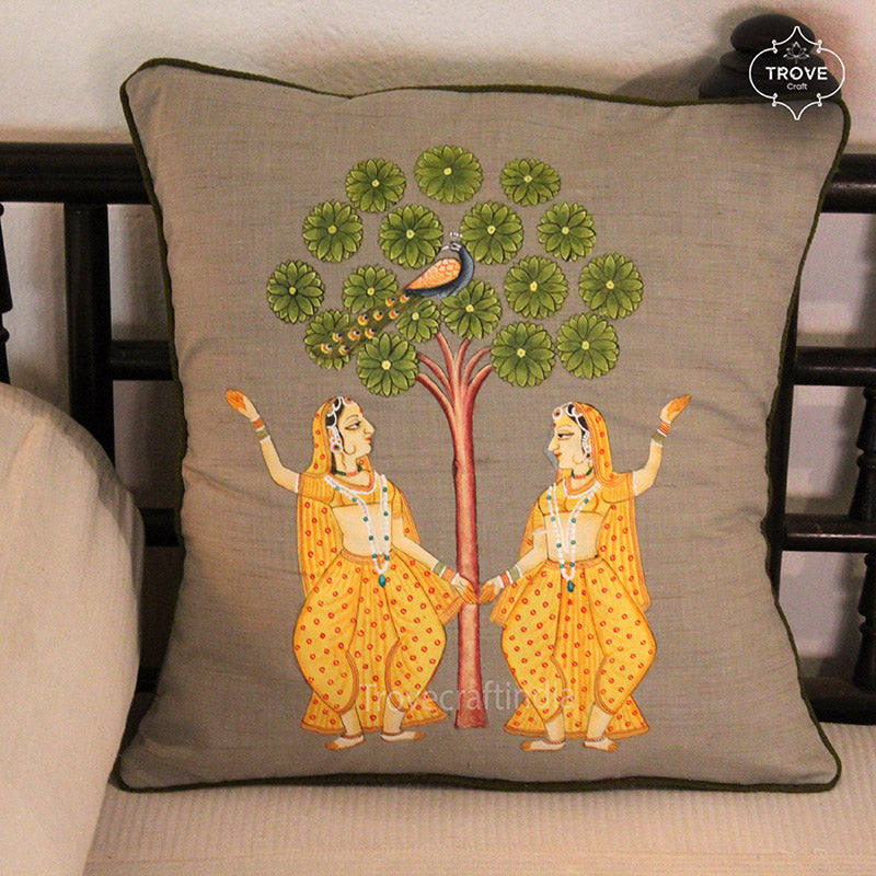 Handpainted pillow covers