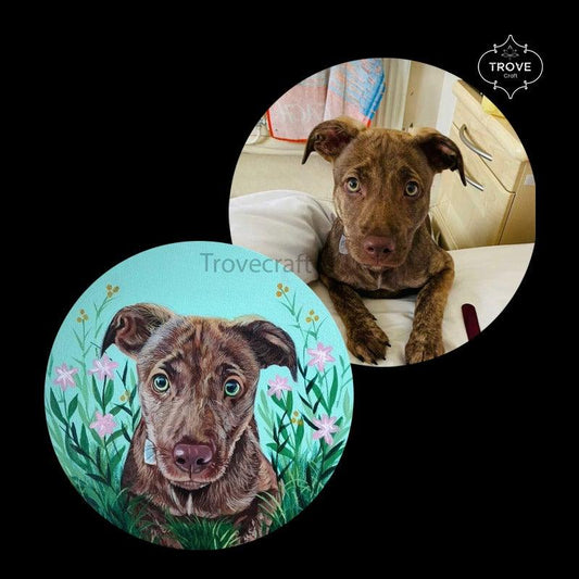 Custom Pet portrait - On Order Only - Trove Craft India