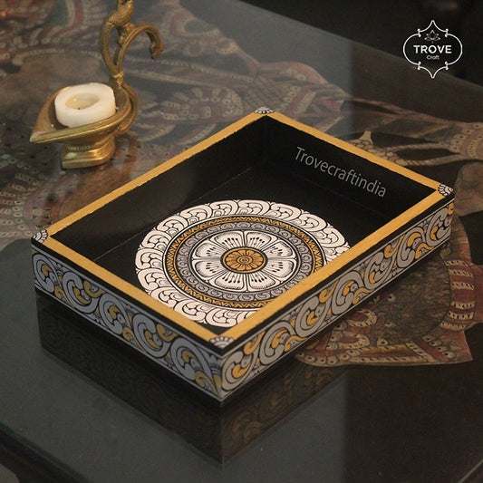 hand painted pattachitra tray