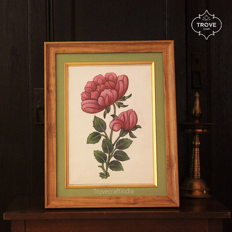 Rose floral painting